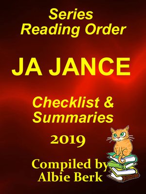 cover image of J.A. Jance Best Reading Order with Checklist and Summaries